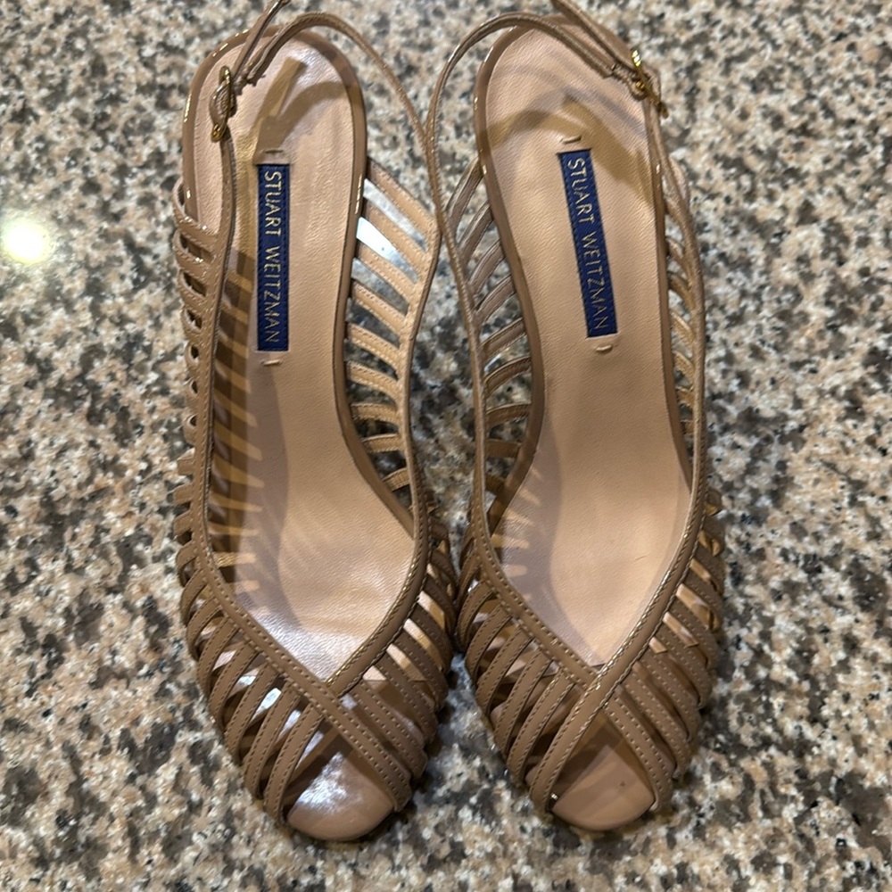 Stuart Weitzman strappy heel